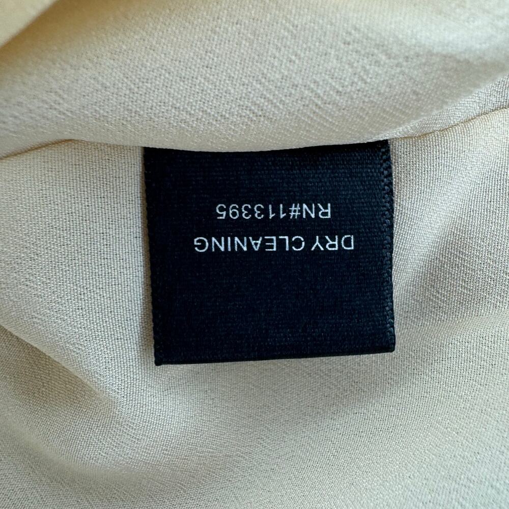 Ark & Co. Anthropologie peach blush embroidered dress tunic sheer bell sleeve - Picture 11 of 15